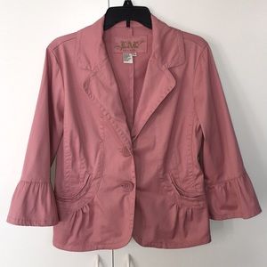 Crop Pink Jacket with stretch